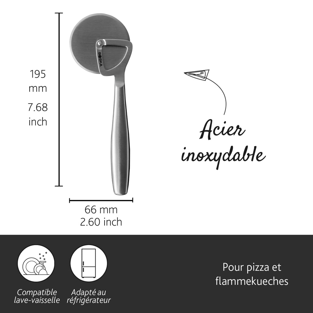 Lavable au lave-vaisselle/Roulette/Ne remue pas/Acier inoxydable/Léger