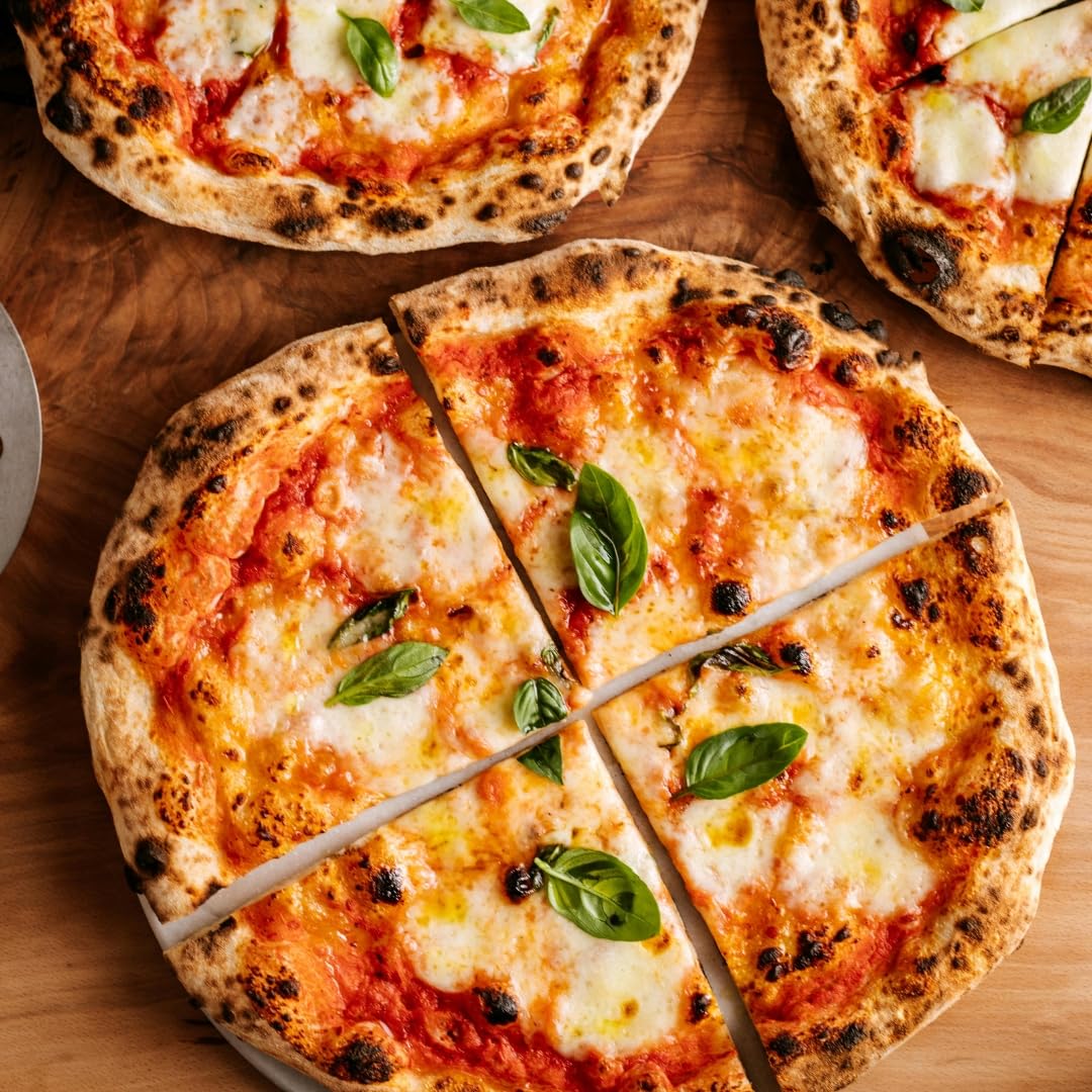 Chef Aid Moule à Pizza Perforé 32 cm, Plateau Antiadhésif pour Four, Cuisson Uniforme, Gris